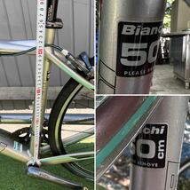 B884 直接取引大歓迎　Bianchi VIA NIRONE7 50cm 2×8S 16速　ホイール　Bianchi AT470_画像3