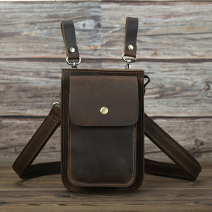  waist bag shoulder bag men's bag 3WAY original leather man cow leather pull up leather diagonal .. bag bicycle men's Father's day AMWYY-MB-592