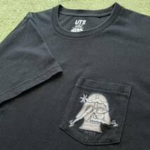 ユニクロ UT スターウォーズ ダースベーダー 胸ポケット 半袖Tシャツ サイズM STAR WARS_画像1