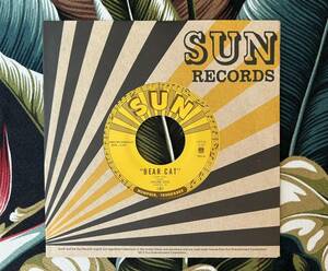 Rufus Hound Dog Thomas Jr 新品 7inch Bear Cat / Walking In The Rain .. 2013 Official Sun Records Reissue .. ロカビリー