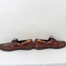 パラブーツ バース 29.5cm 位/Paraboot Barth スペイン製 ヌバック レザー デッキ メンズ 本革 中古 古着 ds3793_画像5