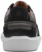 送料無料 期限定★ CLARKS 28cm スニーカー ブラック レースアップ ビジネス レザー 革 ランニング ビーサン トレーニング ブーツ 限4_画像3