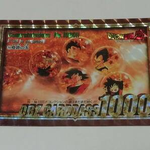 『ドラゴンボール』1995年 カードダス 本弾 祝 No.1000（本弾No.354）未はがし リバースプリズム 両面キラ（鳥山明）★の画像1