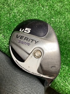 全国送料無料　中古ユーティリティ　マルマン　VERITY VGR U5 25°　純正カーボンＲ　39インチ　　　Ｙ1151