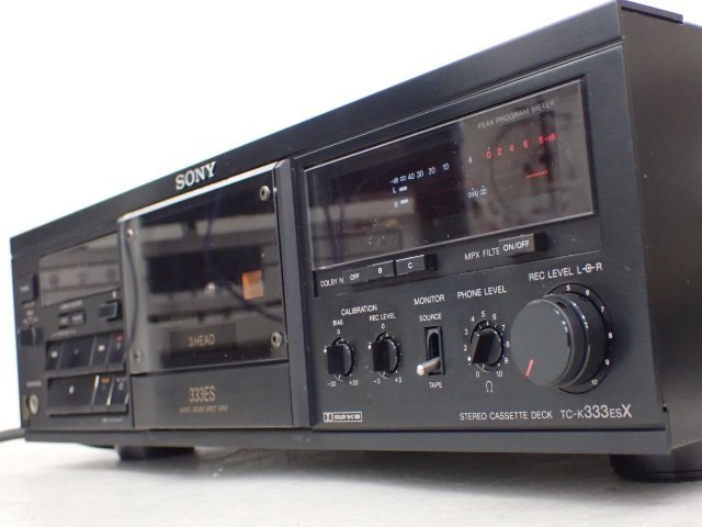 録音再生可/完動品】SONY 3ヘッドカセットデッキ TC-K333ESX ソニー