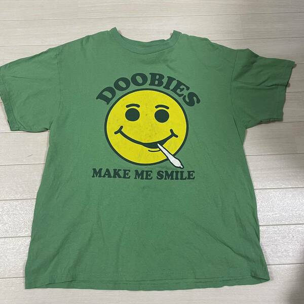 スマイル　smile doobie マリファナ　tシャツ XL USA製