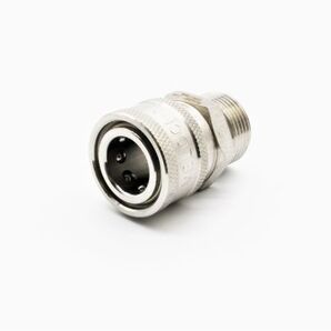 MTM Hydro 15MM M22 X 3/8 STAINLESS QC COUPLER(15mm M22×3/8ステンレスクイックカプラー)