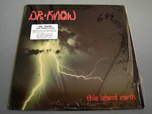 《美品》DR. KNOW This Island Earth 1986 US Orig.LP BAD BRAINS BLACK FLAG DEAD KENNEDYS MINOR THREAT MISFITS CIRCLE JERKS