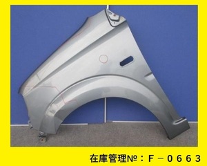 値引きチャンス L150S ムーヴカスタム 前期 左フロントフェンダー 純正 グレーメタ (左フェンダー F-0663)