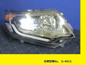 値引きチャンス 部品取り RP3 RP4 ステップワゴンスパーダ 前期 CS 右ヘッドライトASSY AL LE14C6331 純正 33100-TAA-911 LED (G-4012)