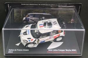 デアゴスティーニ★1/43 ミニ・ジョン・クーパー ワークス WRC フランス アルザス 2011★ラリーカーコレクション