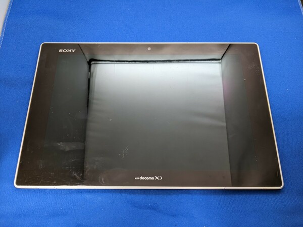 JS909 docomo XPERIA Z Tablet SO-03E Sony ソニー androidタブレット 動作未確認 現状品 JUNK 送料無料