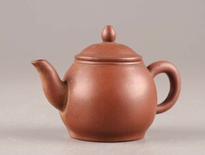 中国古玩 唐物 煎茶道具 朱泥 紫泥 紫砂壷 茶壷 急須 時代物 極上品 初だし品 C0697