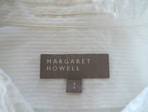 MARGARET HOWELL マーガレットハウエル 綿100％ プルオーバー長袖シャツ ブラウス サイズ1_画像8