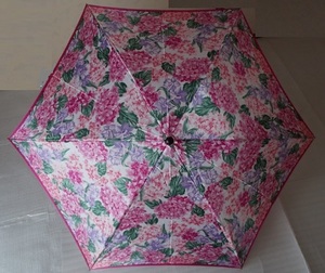 Christian Dior Christian Dior женский зонт от дождя складной зонт три складывать розовый . основной. цветочный принт переносной легкий маленький размер 