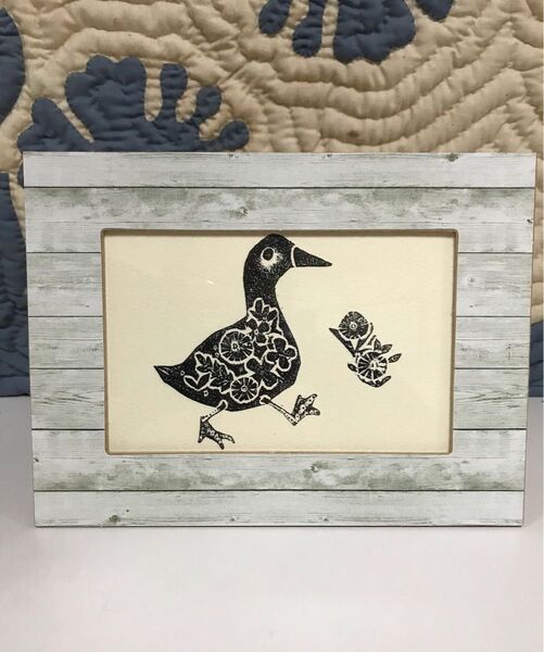 アヒルさんとヤギさんのスタンプ絵2コセット