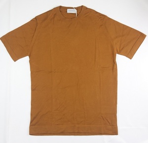 新品 John Smedley　ジョンスメドレー 最高級シーアイランドコットン　Tシャツ XLサイズ GINGER