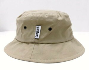 新品★MACKINTOSH★マッキントッシュ★ワックスコットン★バケットハット★S/M★ベージュ★PELTING BUCKET HAT