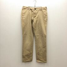 【EG234】Abercrombie&Fitch W31 L32 チノパンツ ワークパンツ ベージュ メンズブランド古着 アバクロンビー&フィッチ 送料無料_画像2