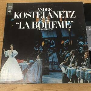 米オリジナル Andre Kostelanetz / la boheme アンドレ・コステラネッツ　初出盤(1A)