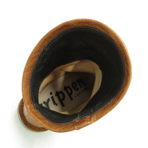 trippen トリッペン BOMB レザーベルト付 ショートブーツ ブラウン系 36 [240001893075] レディース_画像6