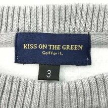 KISS ON THE GREEN キスオンザグリーン トレーナー 裏起毛 グレー系 3 [240001990642] ゴルフウェア レディース_画像6