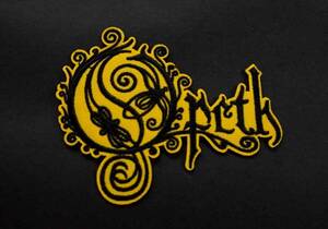 黄黒アートデザイン■新品オーペス　Opeth　スウェーデン　プログレッシブ・メタルバンド 刺繍ワッペン（パッチ）■■音楽　ミュージック◆
