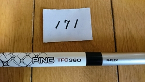 ゴルフ　クラブ　PING　TFC 360 ドライバー　シャフト　フレックス R　中古