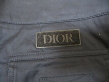 ディオール　オム　DIOR 20ss ロゴ　パッチ　ストレッチ　カーゴ　パンツ　ネイビー　48_画像3