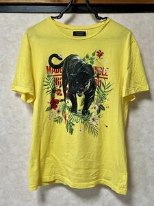 ZARA MEN 半袖プリントTシャツ Mサイズ アニマルプリント半袖Tシャツ ザラ ※2点以上購入で500円引き プリントTシャツ