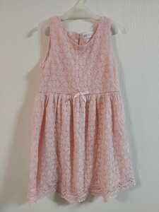 H&M☆キッズ120サイズ　レースノースリーブワンピース