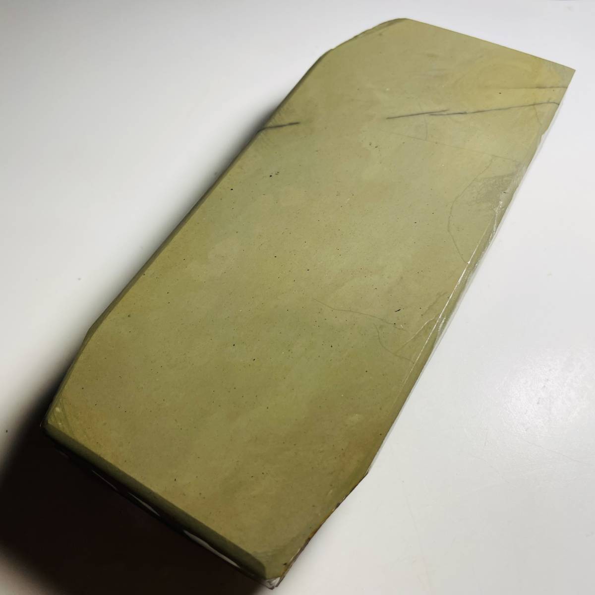 天然砥石 若狭 戸前 1350g 仕上げ砥石 / 鉋鑿大工道具鋸剃刀包丁-
