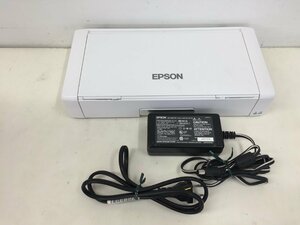 EPSON A4モバイルインクジェットプリンター PX-S05W Model:B581A ホワイト　　 　現状品（管２F）