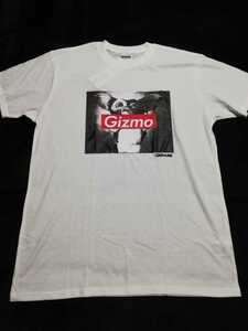 新品 gremlins Gizmo 半袖 ロゴ tシャツ М 白/ グレムリン ギズモ 映画 80s 90s レトロ Tシャツ Logo ホワイト Tシャツ
