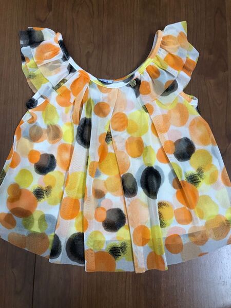 【美品】アナスイミニ シフォントップス サイズF(50〜70cm)
