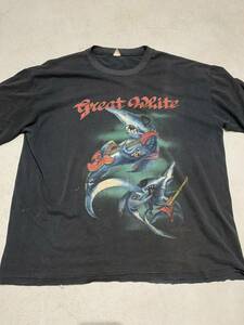 US古着　ビンテージ　バンド　ロック　メタル　Tシャツ　USA 　グレイト・ホワイト　Great White　1989年ツアー