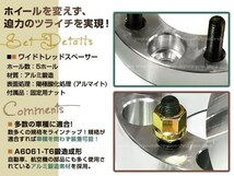 ワイトレ☆5H PCD114.3 15mm P1.5 ワイドトレッドスペーサー ナット付 ホイール トヨタ 三菱 ホンダ マツダ ダイハツ_画像2