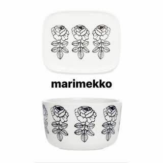 marimekko ヴィヒキルース ボウル ブラック 皿 食器 ボール プレート