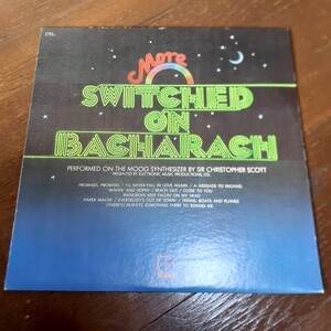 SIR CHRISTOPHER SCOTT / MORE SWITCHED ON BACHARACH /LP/JEAN-JACQUES PERREY,BURT BACHARACH ムーグ カバー,ラウンジ