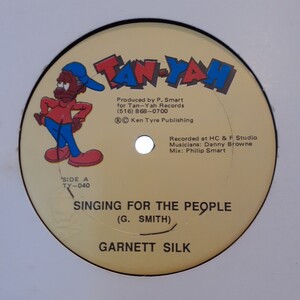  GARNETT SILK / SINGING FOR THE PEOPLE /DANCEHALL,ROOTS REGGAE