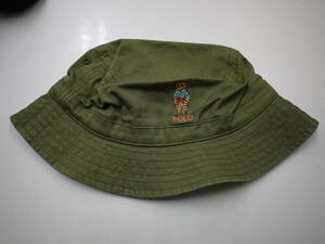 NY/ new goods / prompt decision equipped *POLO Ralph Lauren/ Ralph Lauren * Bear tsu il bucket hat 4-7 -years old for 