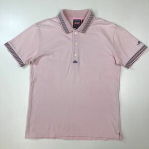 ● Admiral アドミラル　半袖ポロシャツ　ピンク　メンズ　Mサイズ　GOLF ゴルフ　27-170a