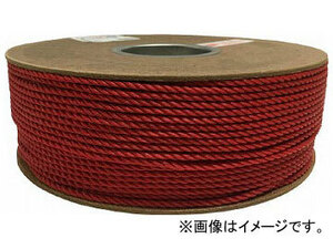 ユタカ ポリエチレンロープドラム巻 4mm×200m レッド PRE-81(7947801)