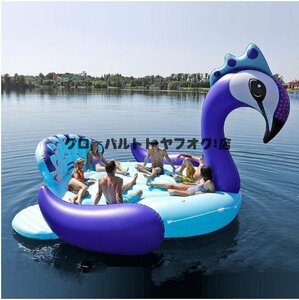  super popular * water super big inflatable Unicorn 6 person for float boat D162