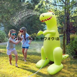  super popular fountain dinosaur pool summer vacation playing in water home use Kids child heat countermeasure compact garden Splash pool play mat shower vinyl pool S902