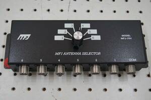【R】◆MFJ MFJ-1701 オーディオ用ケーブルハブ 6回路アンテナ切り替え器 1.8～30MHz 1Kw アマチュア無線