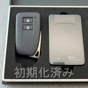 初期化済 レクサス トヨタ スマートキー、カードキーセット ＲＸ ＮＸ 281451-2110 001-A00591 14FAB-02【化粧箱入り