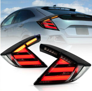  Honda Civic 10 generation FC1/FK7 2015 - 2021 year high quality LED tail light tail lamp current . turn signal exterior custom side 2P set 