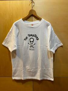 古着 The Toasters スカ バンド スカル Tシャツ 白 ビンテージ Moon Ska Records NYC