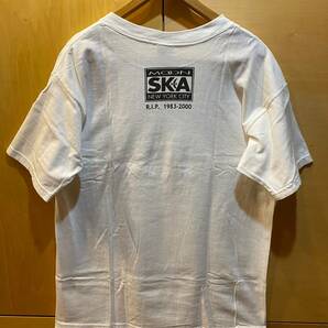 古着 The Toasters スカ バンド スカル Tシャツ 白 ビンテージ Moon Ska Records NYCの画像2